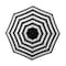 Pure Garden Striped Patio Umbrella, 9 Ft Sun Shade, Push Button Tilt for Outdoor Furniture, Deck or Backyard 50-LG1273 - alternate 2